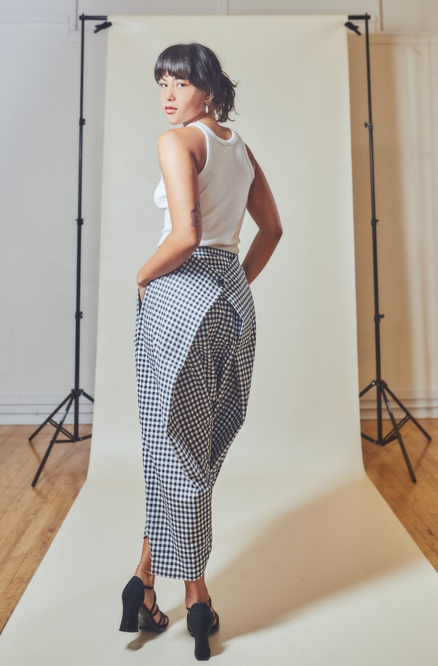 Gingham X-Pant