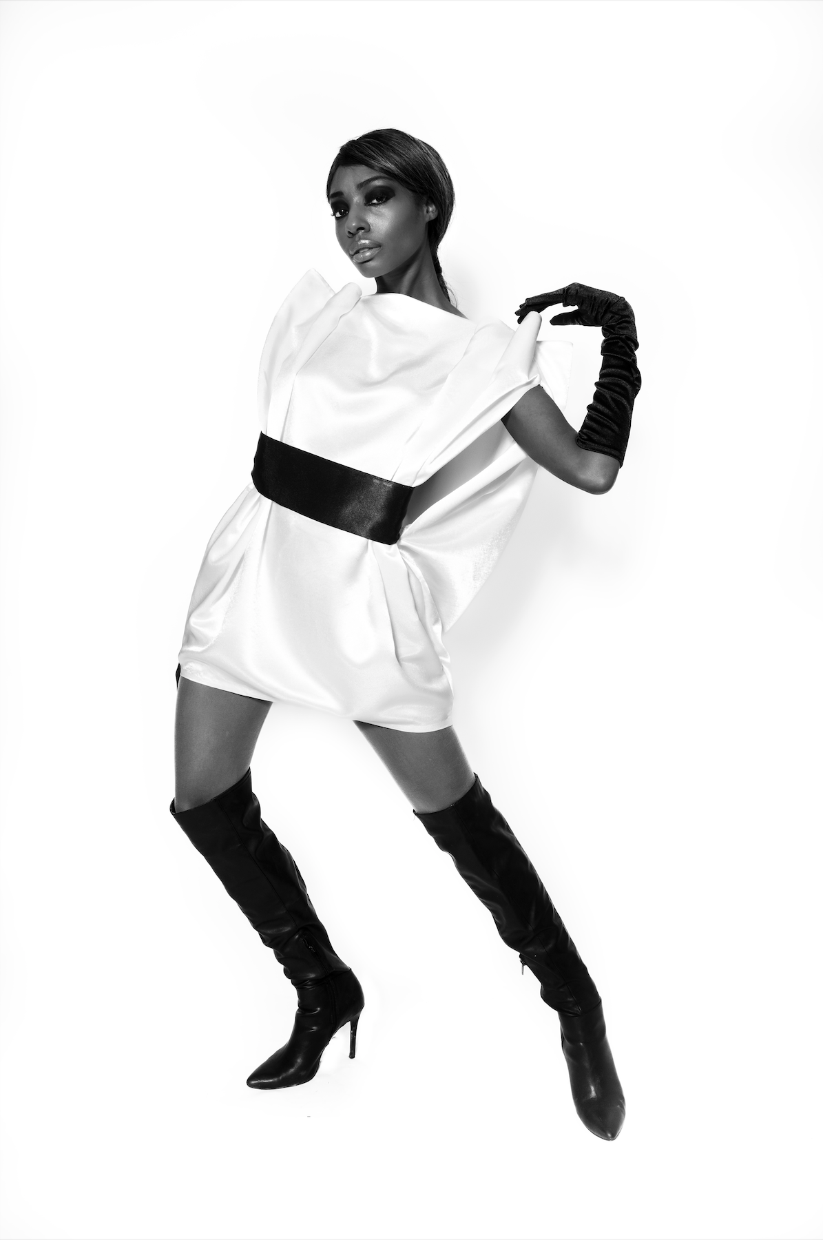 Satin Mini Rook Dress
