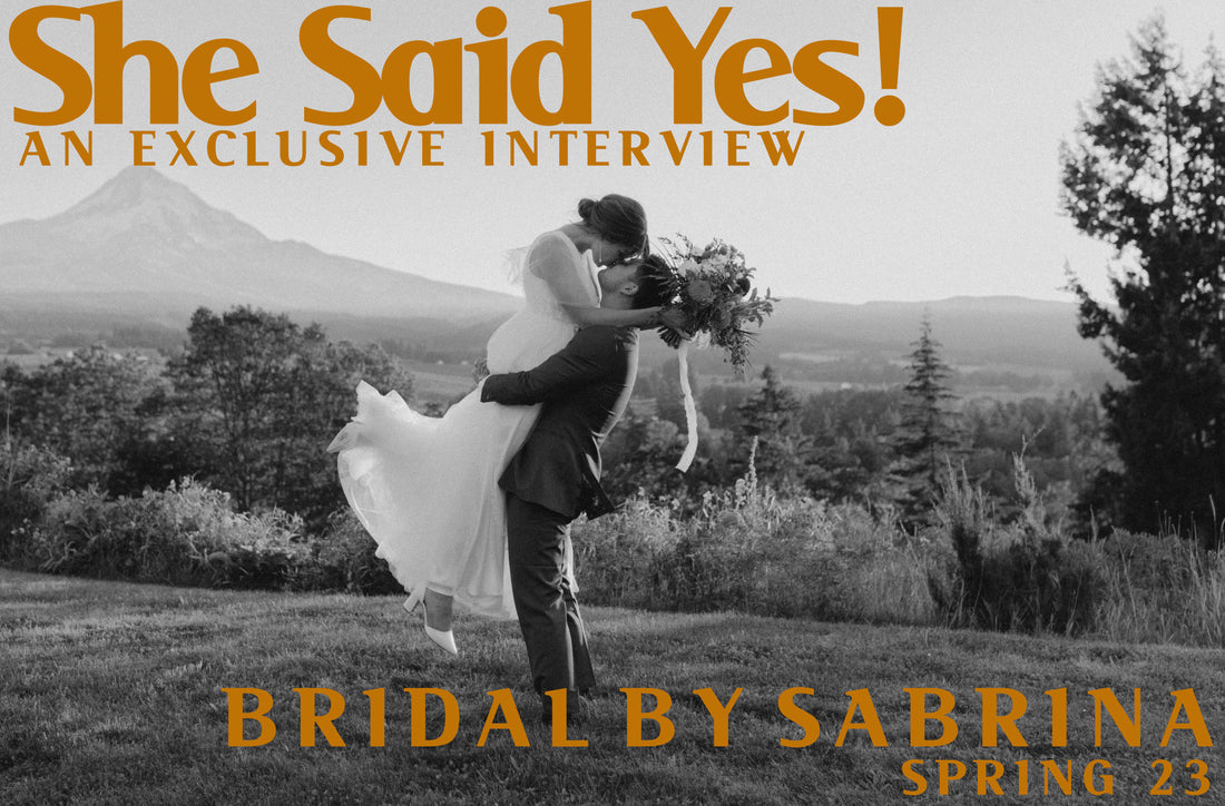 She Said Yes! : An Exclusive Interview