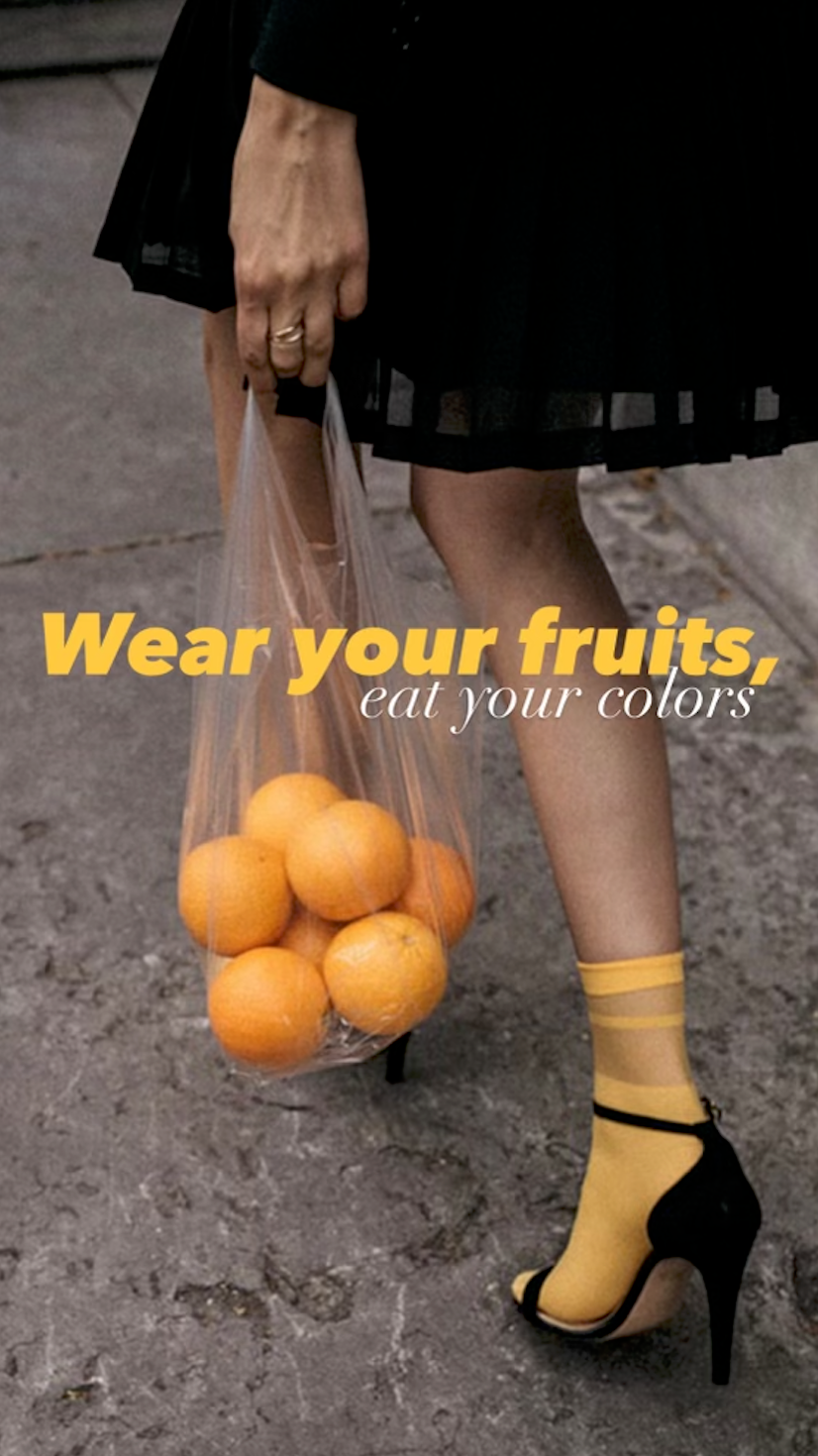 Wear Your Fruits, Eat Your Colors