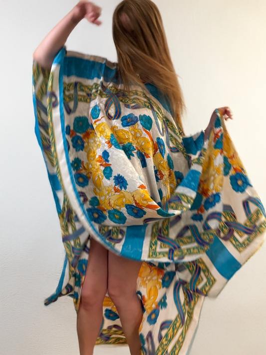 1980's Vintage Printed Kaftan