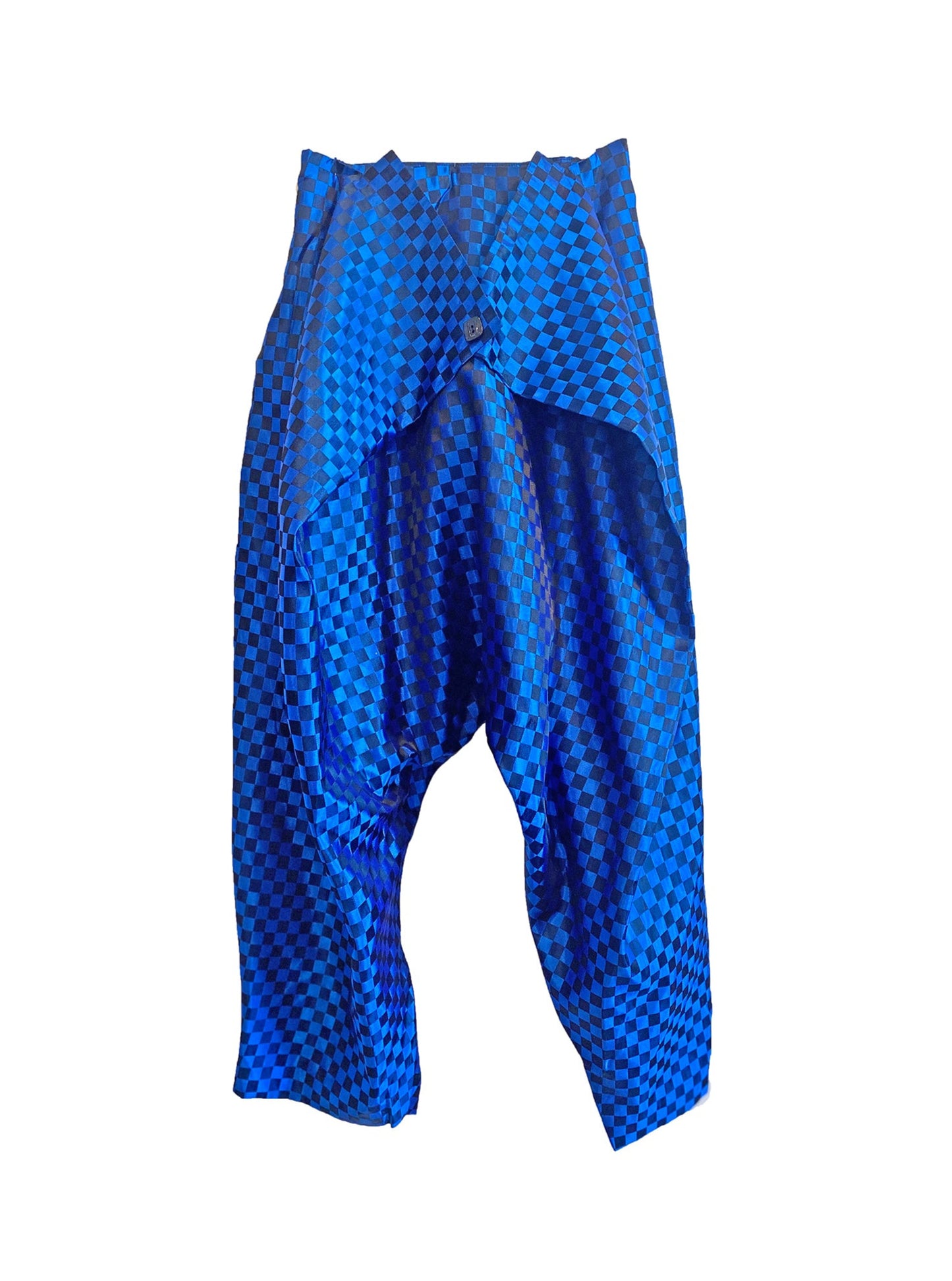 Blue Checkerboard X-Pant
